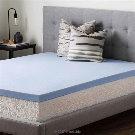 Brookside 2.5 in. Twin XL Gel Infused Memory Foam Mattress Topper-BS25TX30GT - The Home Depot