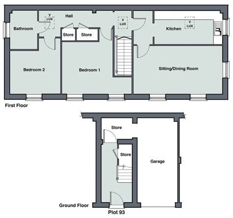 Coach House Floor Plan | House floor plans, Floor plans, Coach house