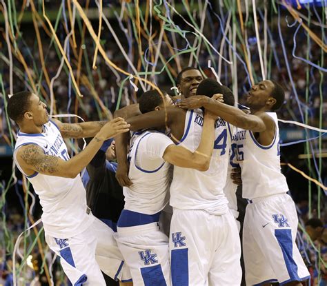 Kentucky Wildcats celebrate NCAA championship win