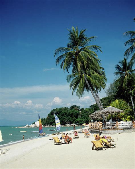 Batu Ferringhi Beach At Penang Island by Adina Tovy