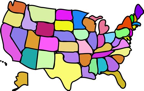 Usa Map Clipart | Free download on ClipArtMag