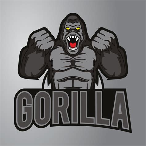 Angry Gorilla Logo 17259221 Vector Art at Vecteezy