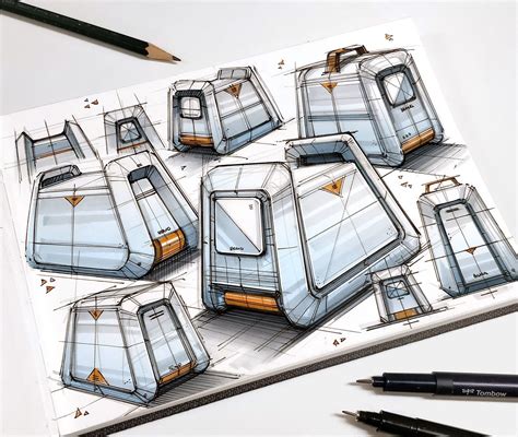 Sketches & Illustrations 2020 (Part 1) on Behance | Industrial design sketch, Design sketch ...