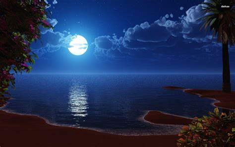 Moon Beach Wallpapers - Top Free Moon Beach Backgrounds - WallpaperAccess