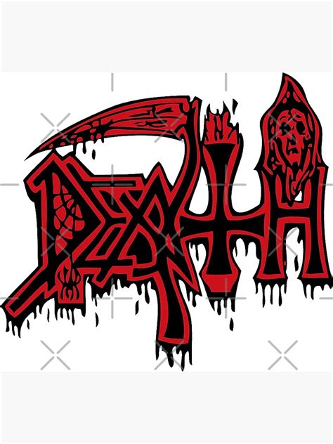 "Death - Logo" Poster for Sale by Heavy-Metal-666 | Redbubble