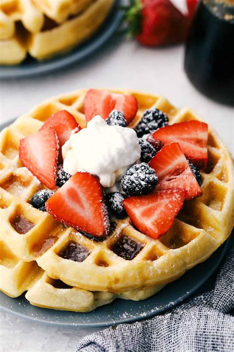 Homemade Belgian Waffles Recipe | The Recipe Critic