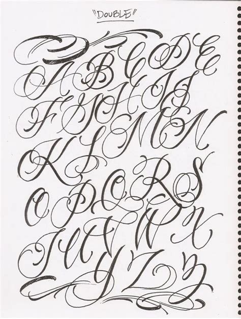 Font "double" | Tattoo fonts cursive, Fancy cursive fonts, Tattoo lettering styles