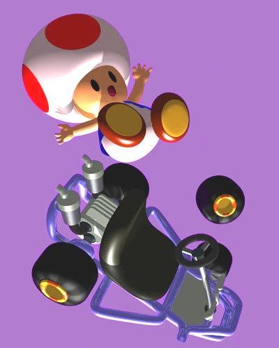 Mario Kart 64 Artwork including Cup Icons, Concept Art, Character & Kart art