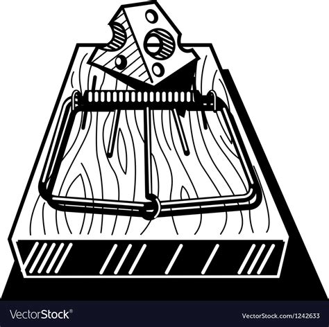 Mouse trap Royalty Free Vector Image - VectorStock