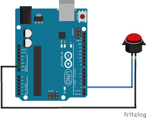 Arduino button without resistor pull up or pull down - miliohm.com