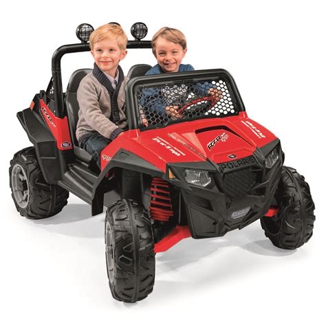 Peg Perego Polaris Ranger RZR 900 12-Volt Battery-Powered Ride-On, Red - Walmart.com | Polaris ...