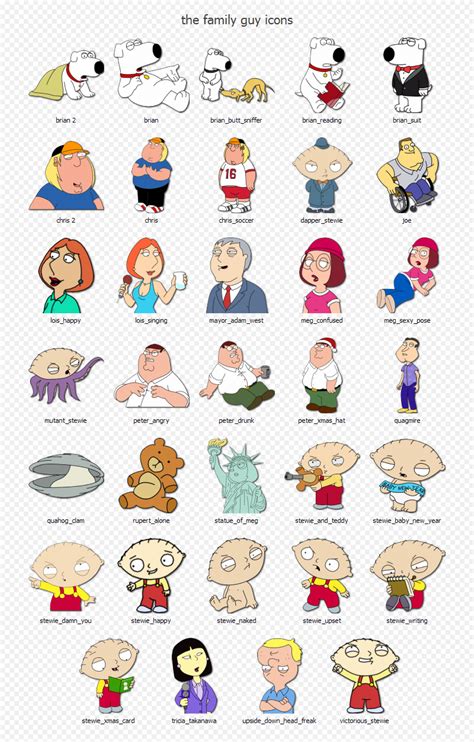 The Family Guy Icons by vannoy on DeviantArt