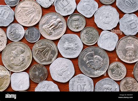 Old Indian coins collection Stock Photo - Alamy