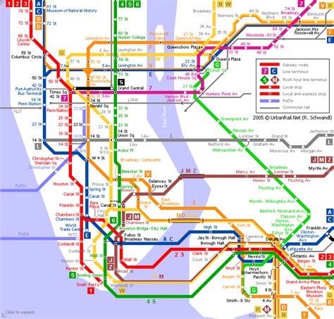 New York Metro Map - ToursMaps.com