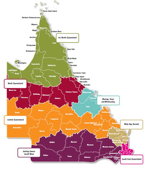 Qld-regions-map - Allnorth QLD Services