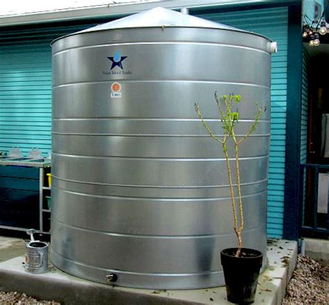 Galvanized Steel Rainwater Tank - Texas Metal Tanks