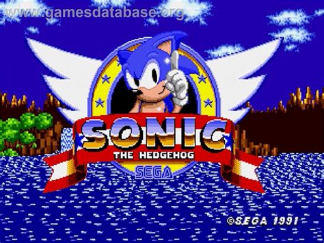 Sonic The Hedgehog - Sega Genesis - Games Database