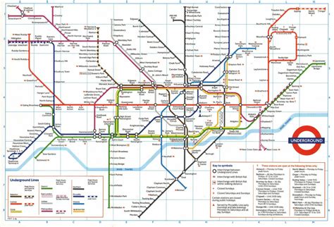 LONDON UNDERGROUND tube plan map. Heathrow Terminal 4 complete. #1 1987