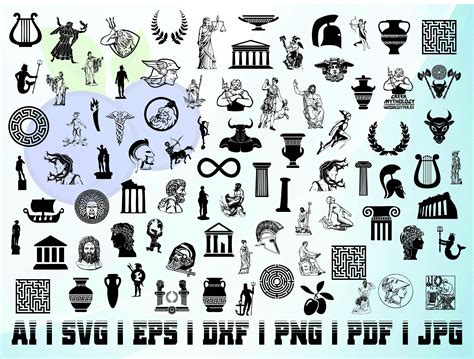 Greek Mythology Symbols Chart