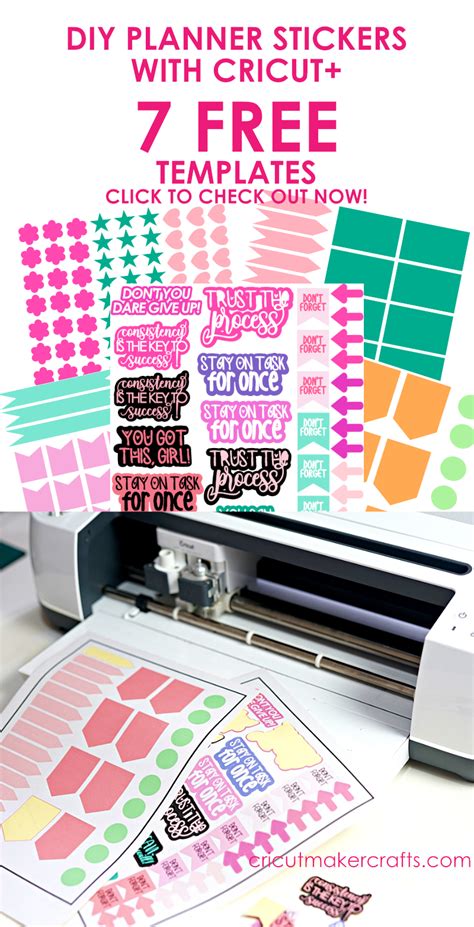 How to Make Planner Stickers with Cricut (7 FREE Templates)