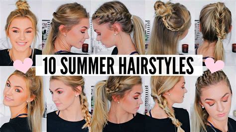 5 Easy Hairstyles For Summer - Hairstyle Guides