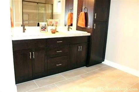 Espresso Paint Color For Bathroom Cabinets | Bathroom colors, Bathroom cabinets, Bathroom paint ...