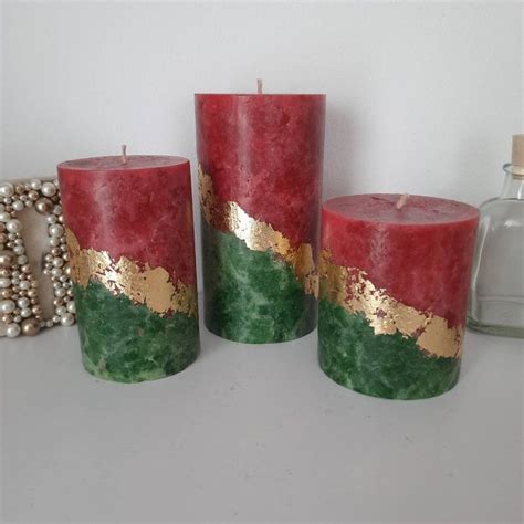 Pin by Candle Workshop Vesta on Candle Gift | Pillar candles, Candle gift, Red pillar candles