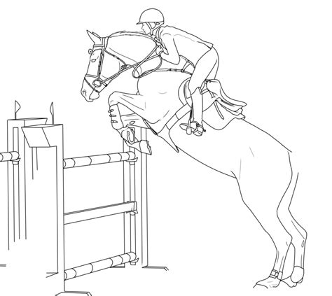 Jumping Horse Drawing at GetDrawings | Free download