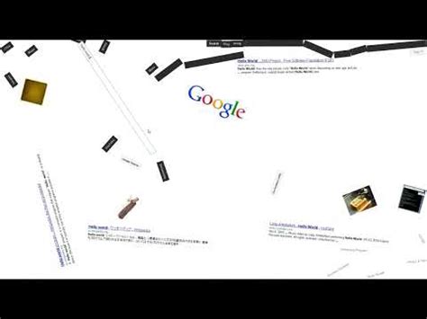 Google Gravity Experiment By Mr Doob