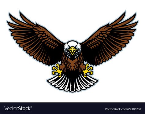 Eagle Head Vector Clipart Wings