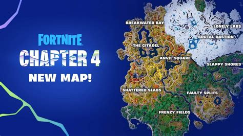 Fortnite Chapter 4 Season 1 Map: Full list of every new location