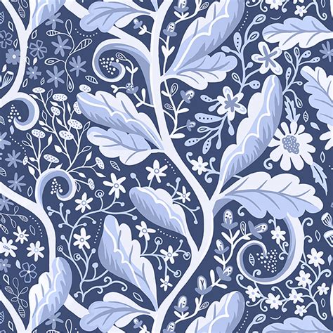 Blue pattern designs by zoe feast