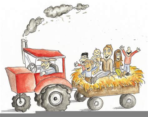 Tractor Hayride Cartoon | Free Images at Clker.com - vector clip art online, royalty free ...