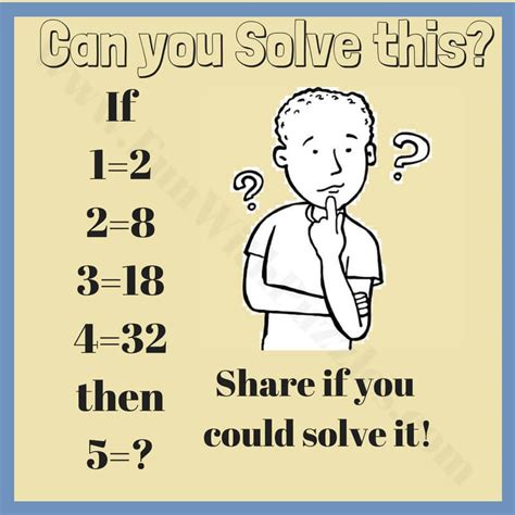 5 Logic Maths Puzzles and Answers for Students