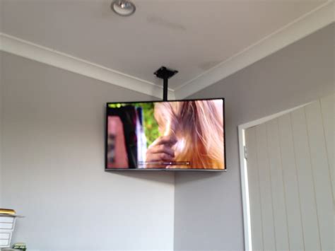 How To Hang Ceiling Tv Mount | Shelly Lighting