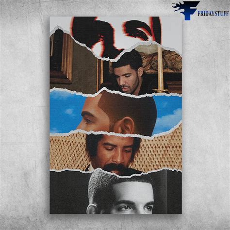 DRAKE Album Mix Canvas Art, Drake Albums - FridayStuff