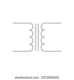 Iron Core Transformer Symbol Physics Resources Stock Vector (Royalty Free) 2311892601 | Shutterstock