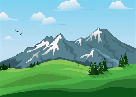 Download Mountains, Vector, Landscape, Nature - Mountain Nature ...