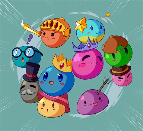 Terraria Slimes by Rappenem on DeviantArt