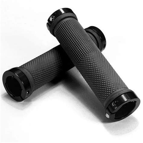 QILEJVS 1 Pair Bike Handlebar Black Cycling Lock On Bicycle Handle Grips Road MTB BMX-in Bicycle ...