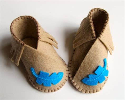 baby moccasins pattern felt