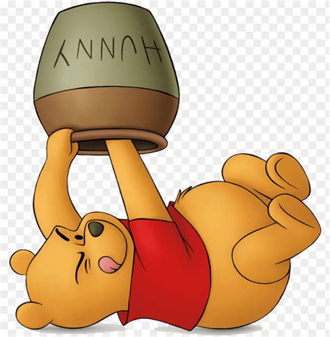 Winnie The Pooh Honey Pot - Cute PNG Image