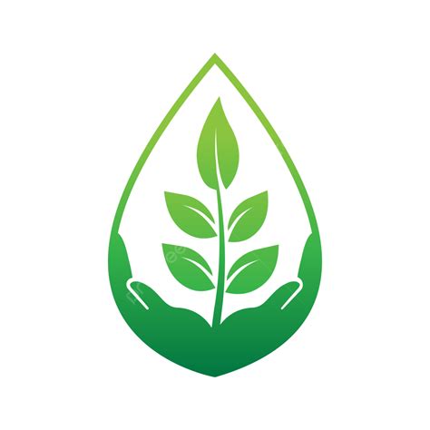 Green Leaf Hand Logo Vector, Leaf Hand Logo, Green Leaf Logo, Leaf Logo PNG and Vector with ...