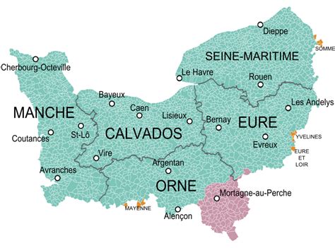 Map Of France Regions And Departments