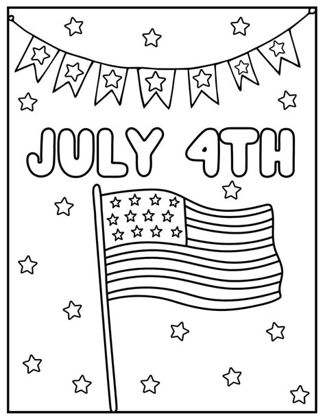 20 Free 4th of July Coloring Pages - Prudent Penny Pincher