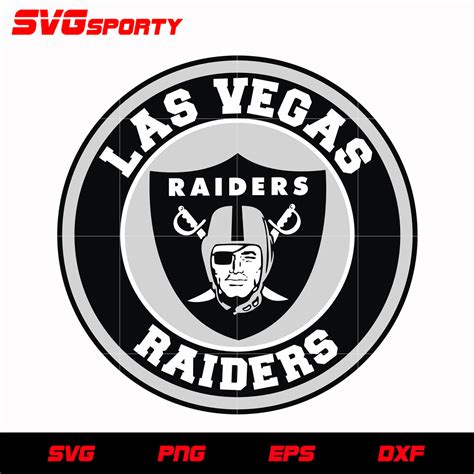 Las Vegas Raiders Circle Logo svg, nfl svg, eps, dxf, png, digital fil ...