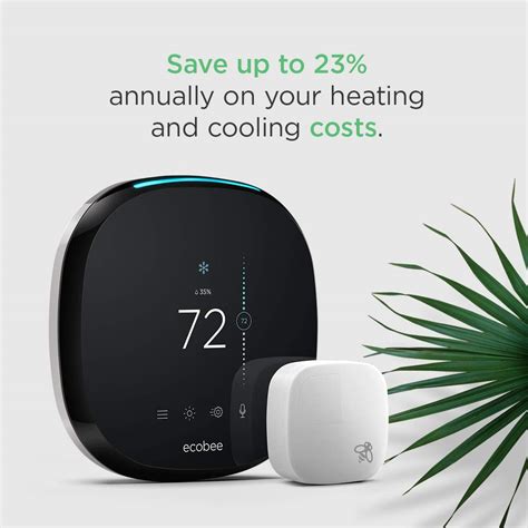 4 Smart Thermostat with Built-In Alexa, Room Sensor Included - Botsent.com