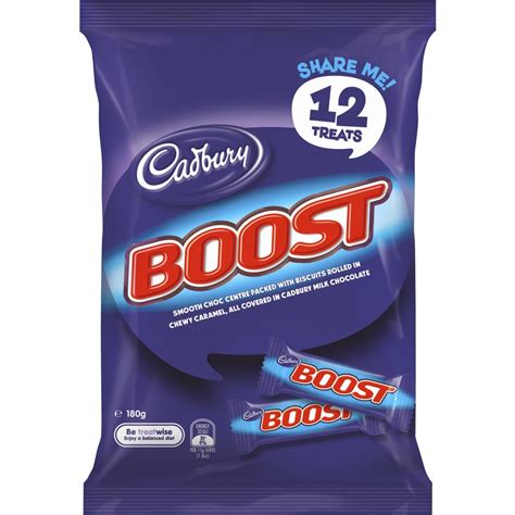 Cadbury Boost Sharepack 12 Pack 180g | Woolworths