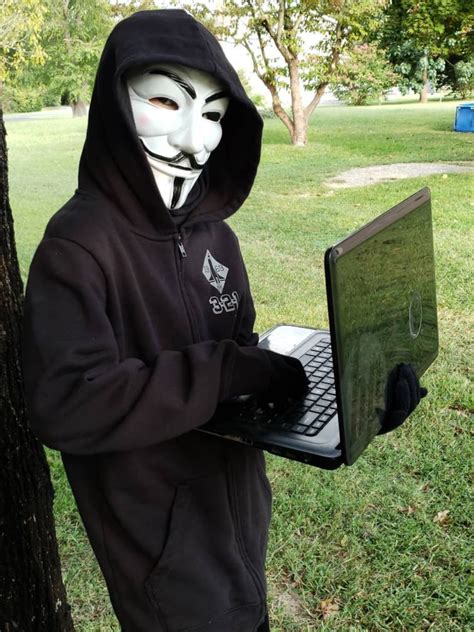 Anonymous costume mask hacker mask halloween hacker mask | Etsy