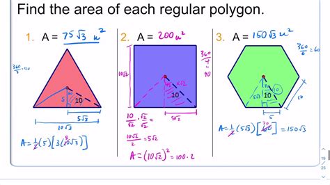 31-3: Area of Regular Polygons, 04 - YouTube